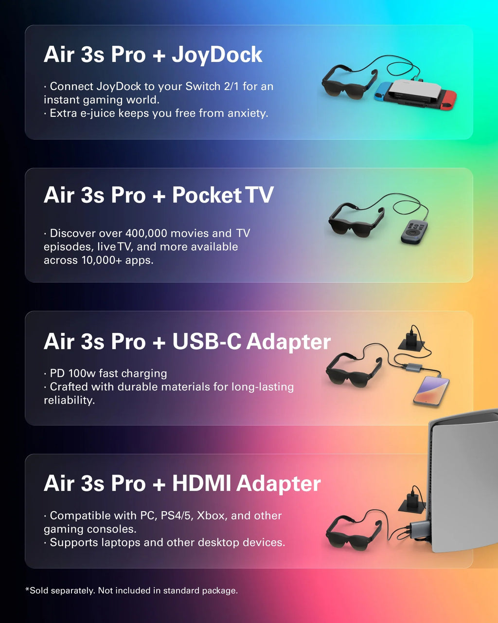 RayNeo Air3s Pro AR Smart Glasses