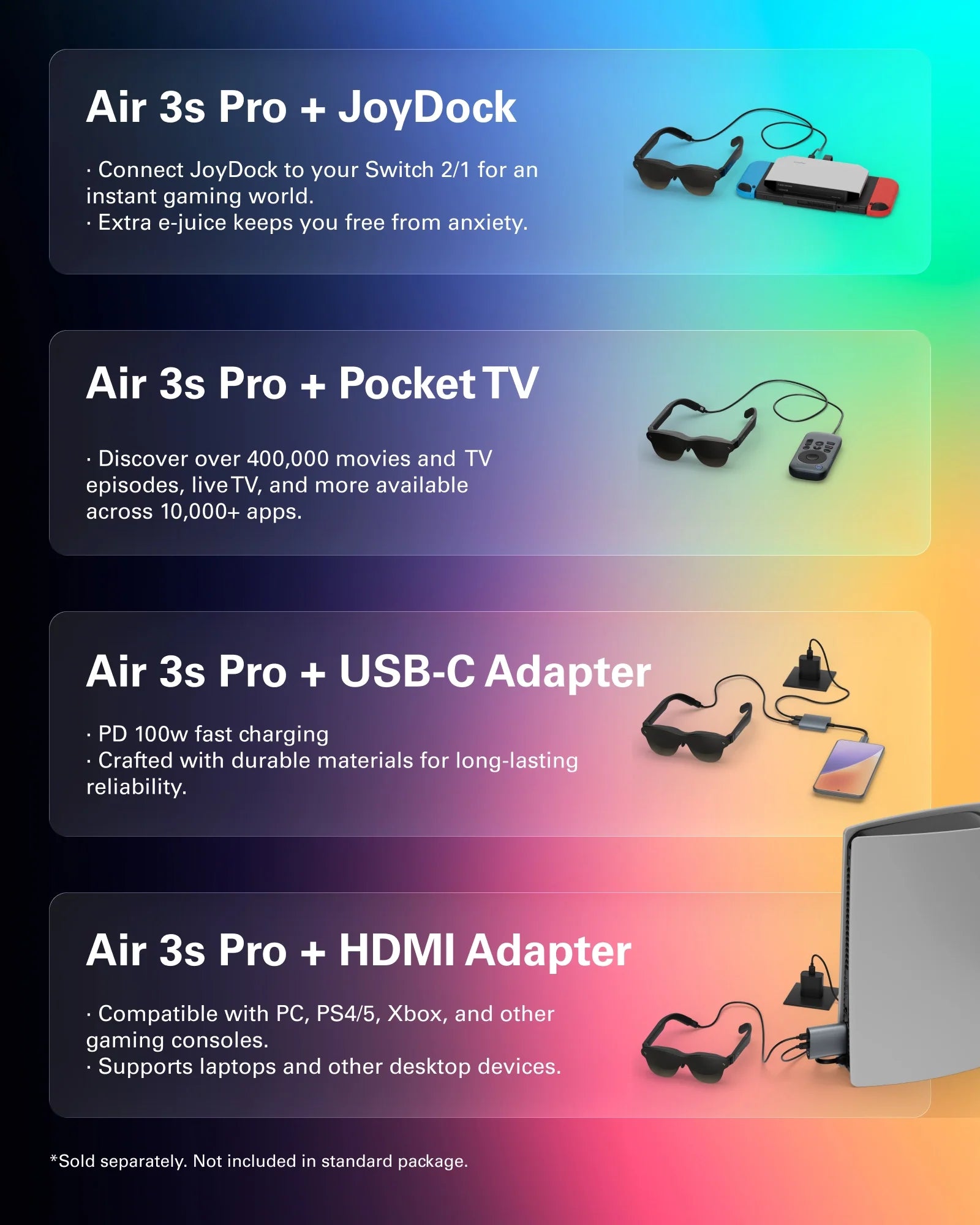 RayNeo Air3s Pro AR Smart Glasses