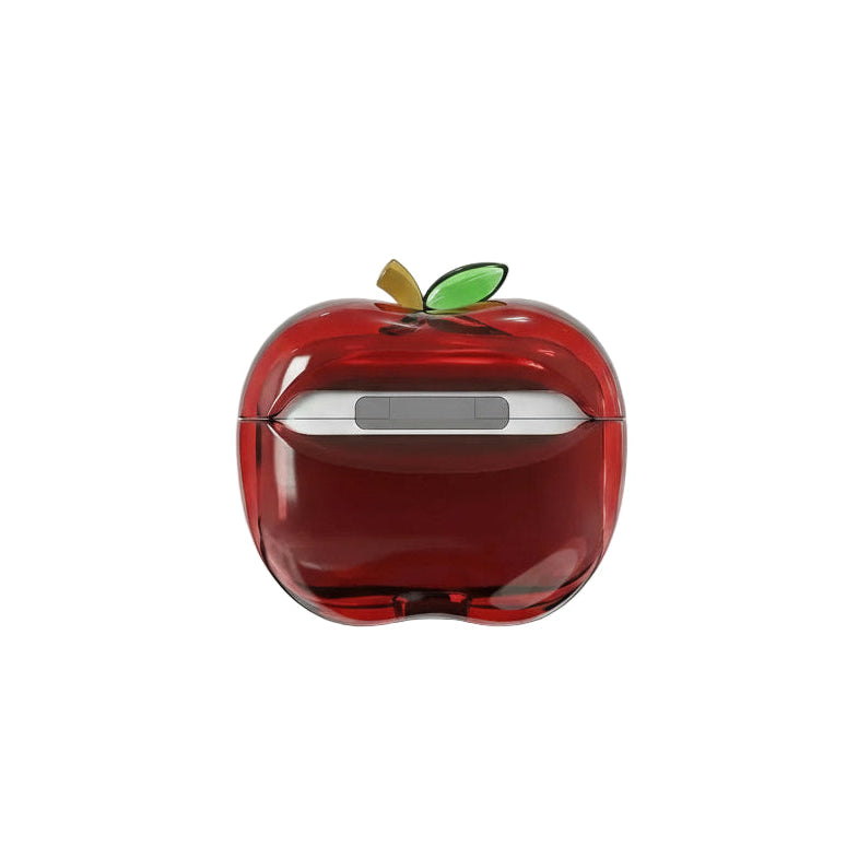 Transparent Fruit AirPods Pro Case Drop-Proof Apple Shape