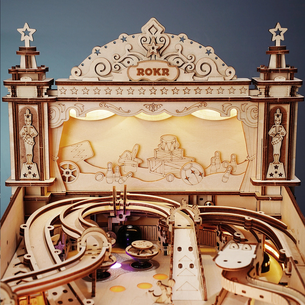 Pinball Machine 3D Wooden Puzzle