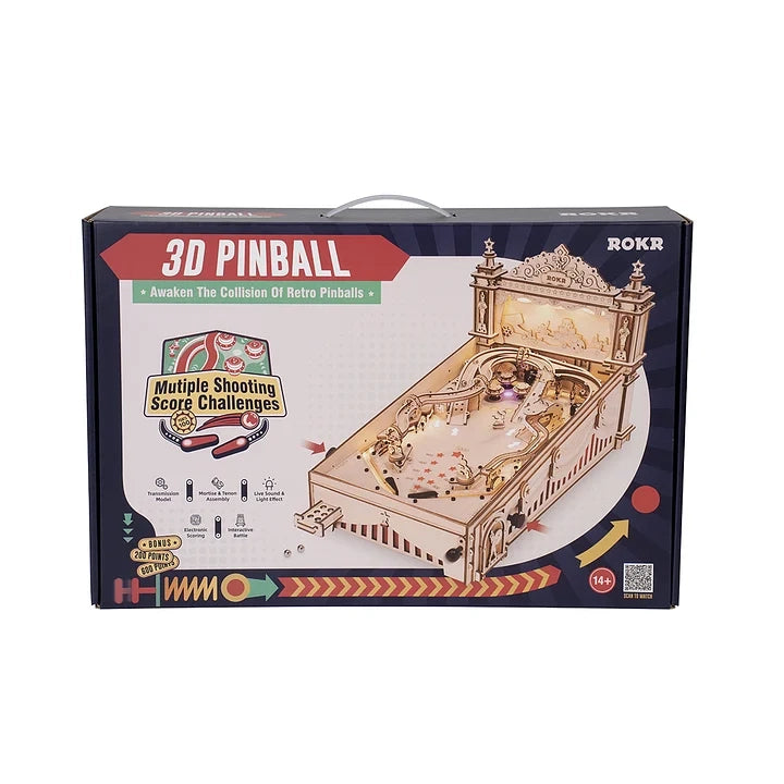 Pinball Machine 3D Wooden Puzzle