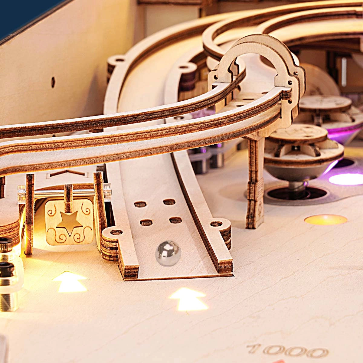 Pinball Machine 3D Wooden Puzzle