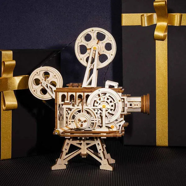 Vitascope Vintage Film Projector 3D Wooden Puzzle