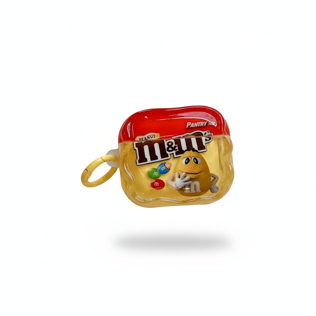 Protective AirPods Case Fun Food Design with Pendant