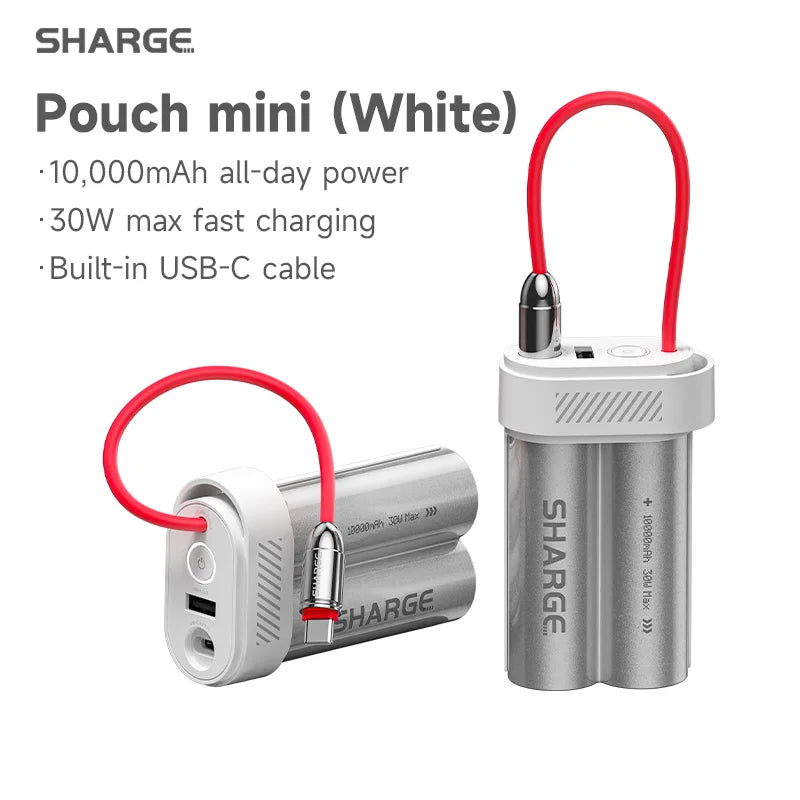 SHARGE Pouch Mini Power Bank 10000mAh