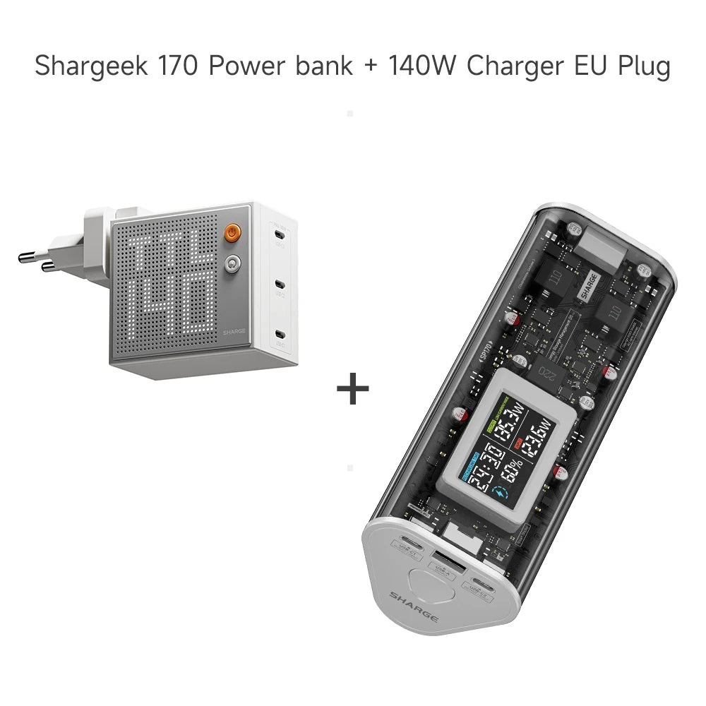 SHARGE 170 Power Bank 170W PD3.1 24000mAh