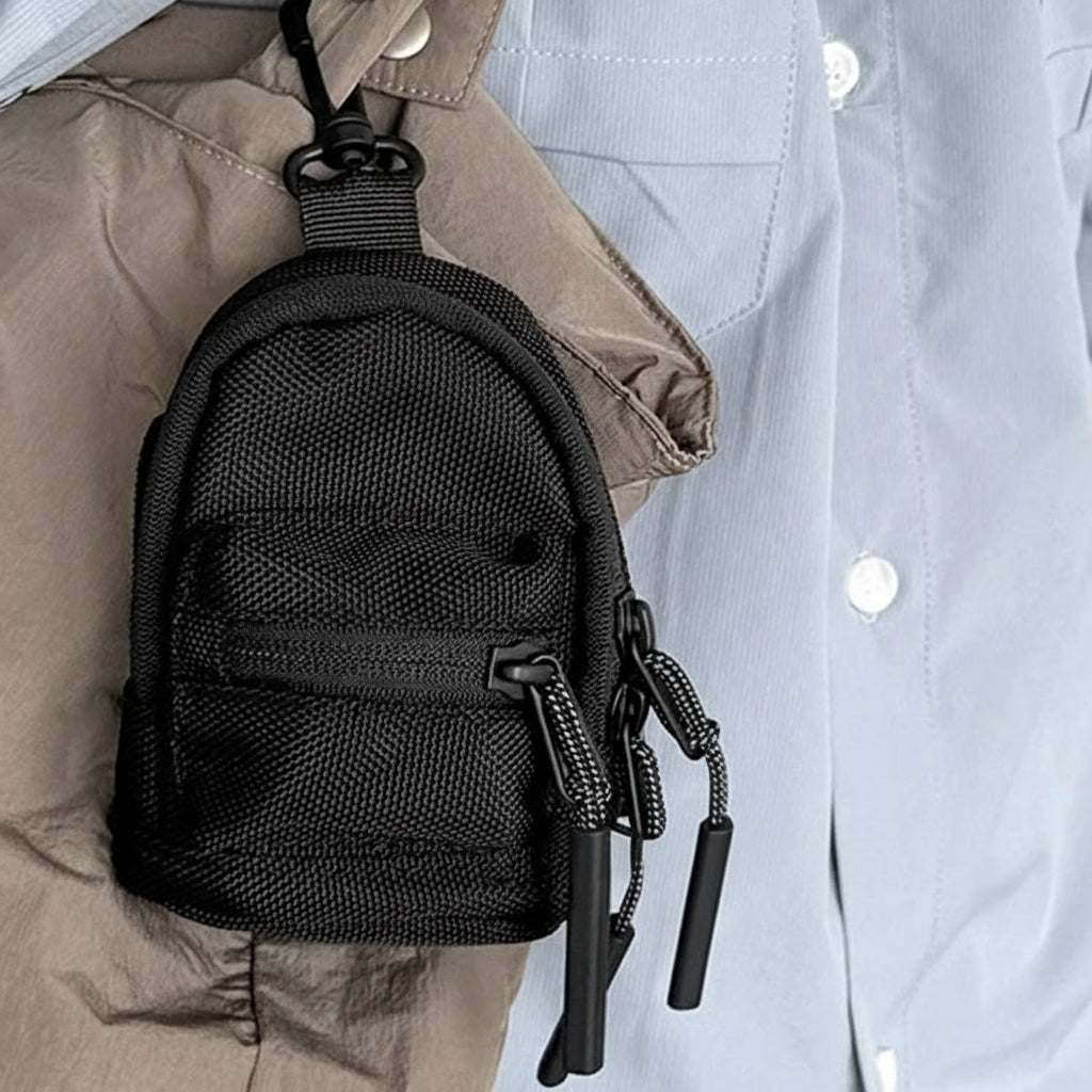 Mini Backpack AirPods Case Japanese Style with Lanyard