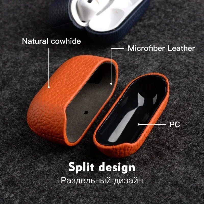 Premium Genuine Leather AirPods Case Melkco