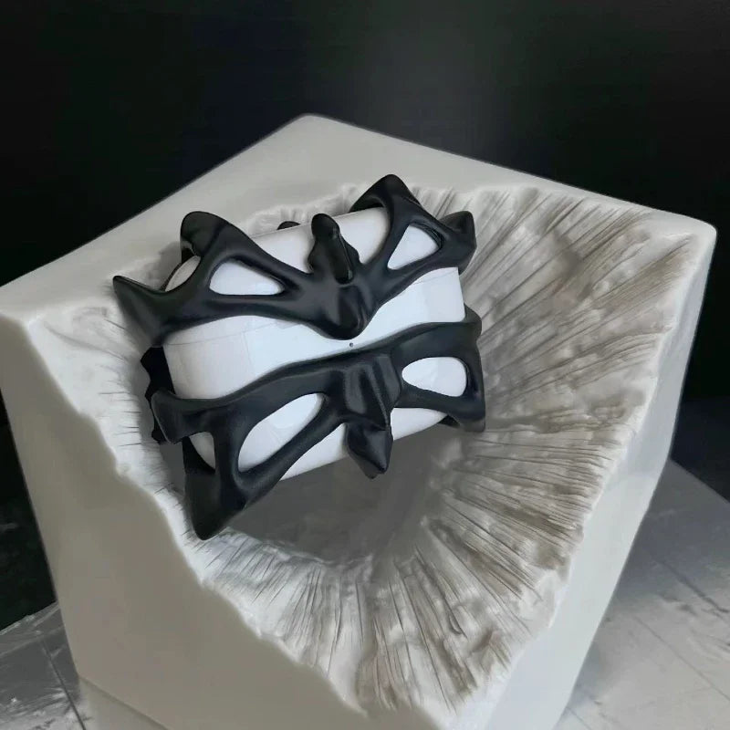 Mercury Liquid AirPods Case Metal Lil Butterfly