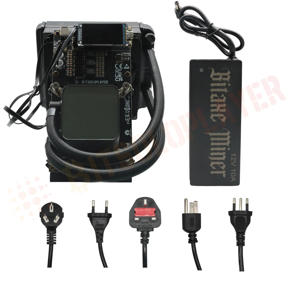 NerdQaxe++ Hydro 4.8TH/s 68W BTC Solo Miner