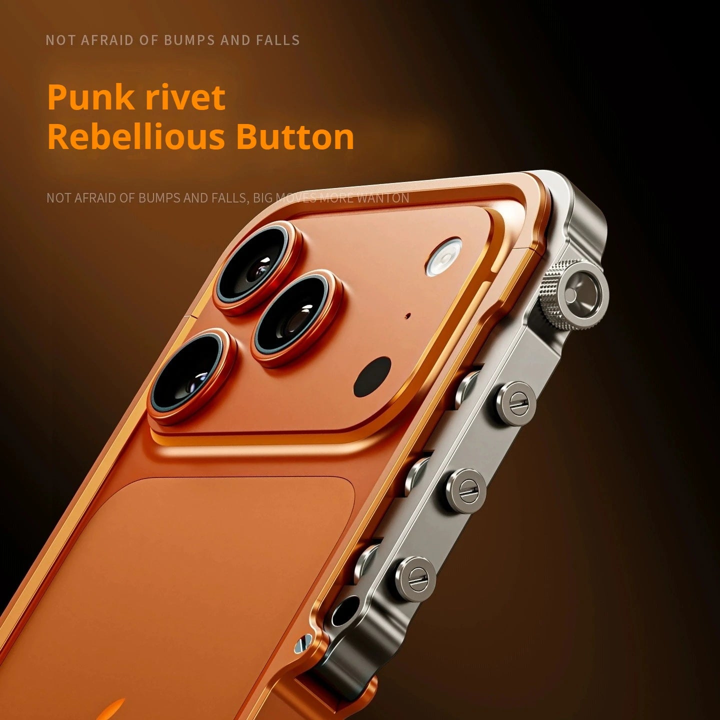 Aluminum Alloy Frame Case for iPhone Cyberpunk