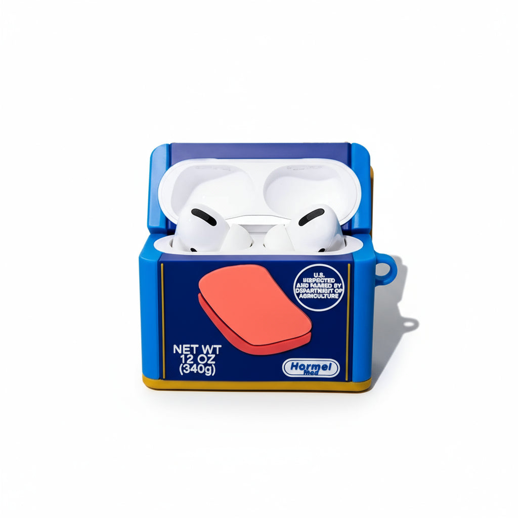 Spam Luncheon Meat AirPods Case Silicon