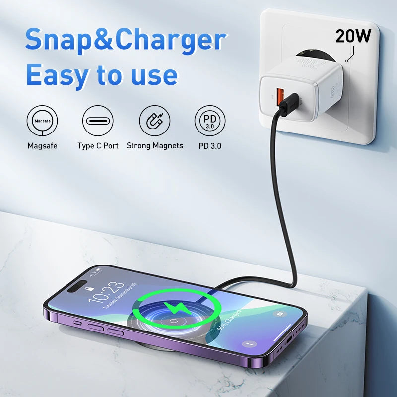 Baseus 15W Magnetic Wireless Chargers Qi2