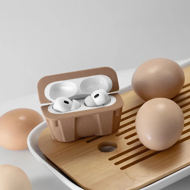 Cute Egg Tray AirPods Case Anti Drop