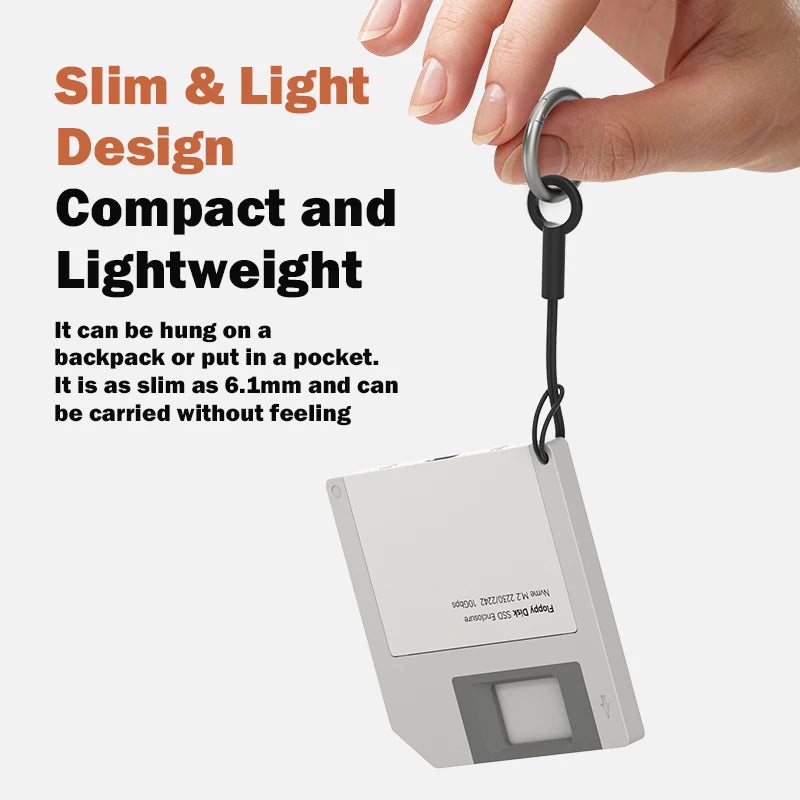 Hagibis Floppy Disk Style SSD Enclosure