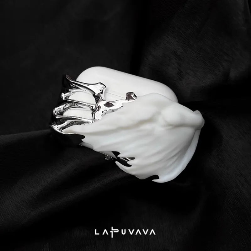 Skeleton Wings AirPods Case with Silicone Cover