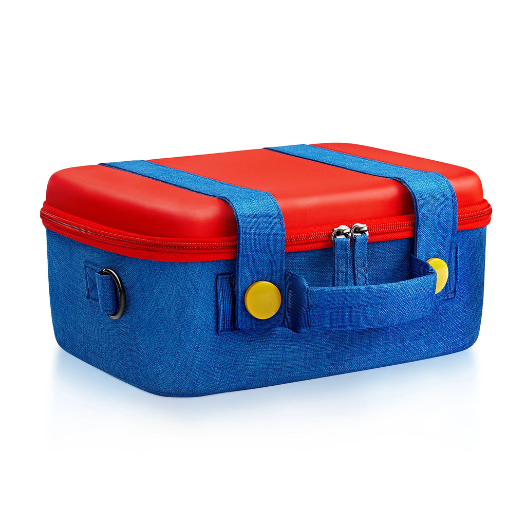 Mario Switch Travel Briefcase - EVA Hard Shell Storage Bag