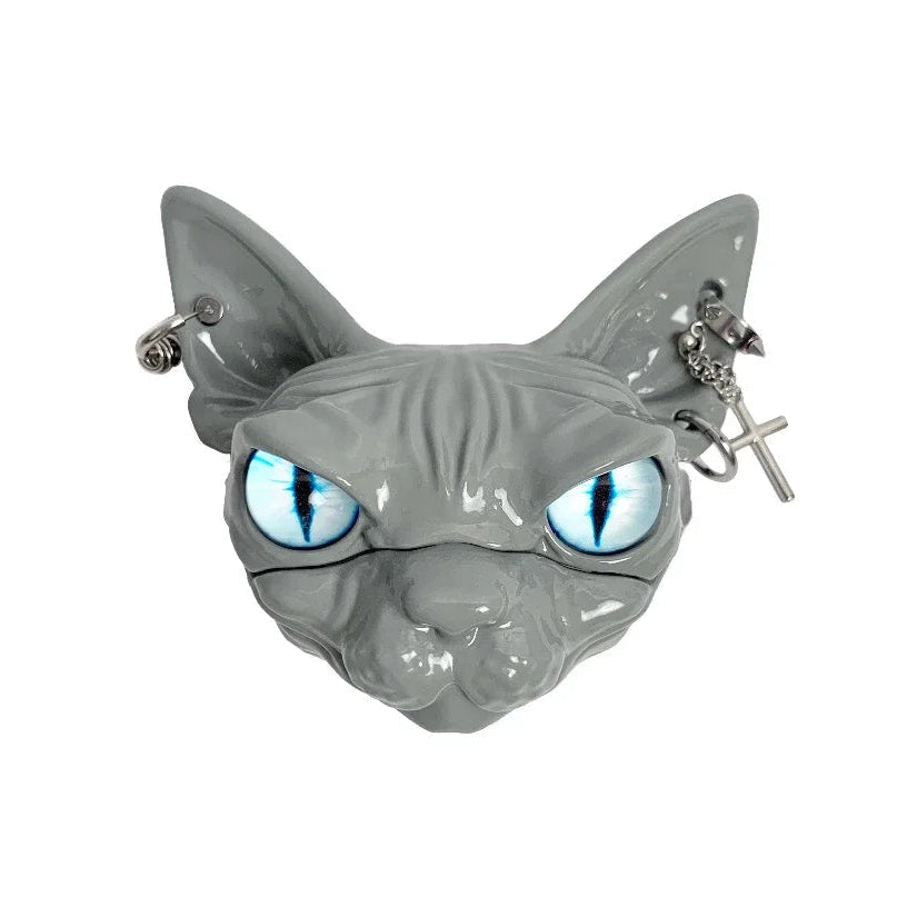 Egyptian Punk Cat AirPods Case Customizable Resin Design