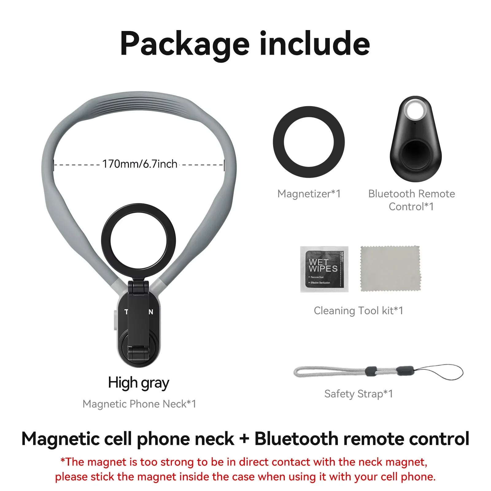 TELESIN Magnetic Neck for Iphone