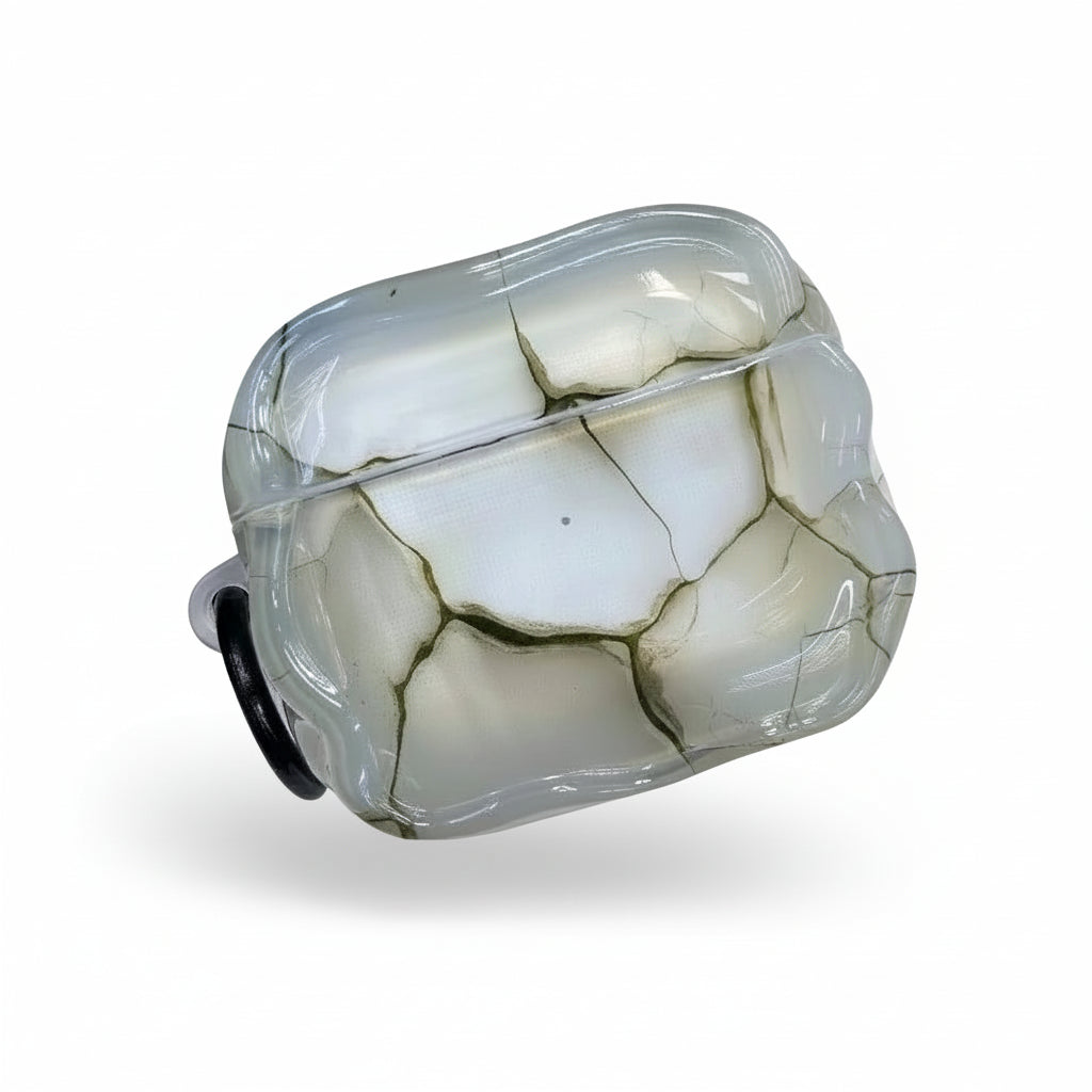 Dry Earth Texture AirPods Case Minimalist Silicone Cover