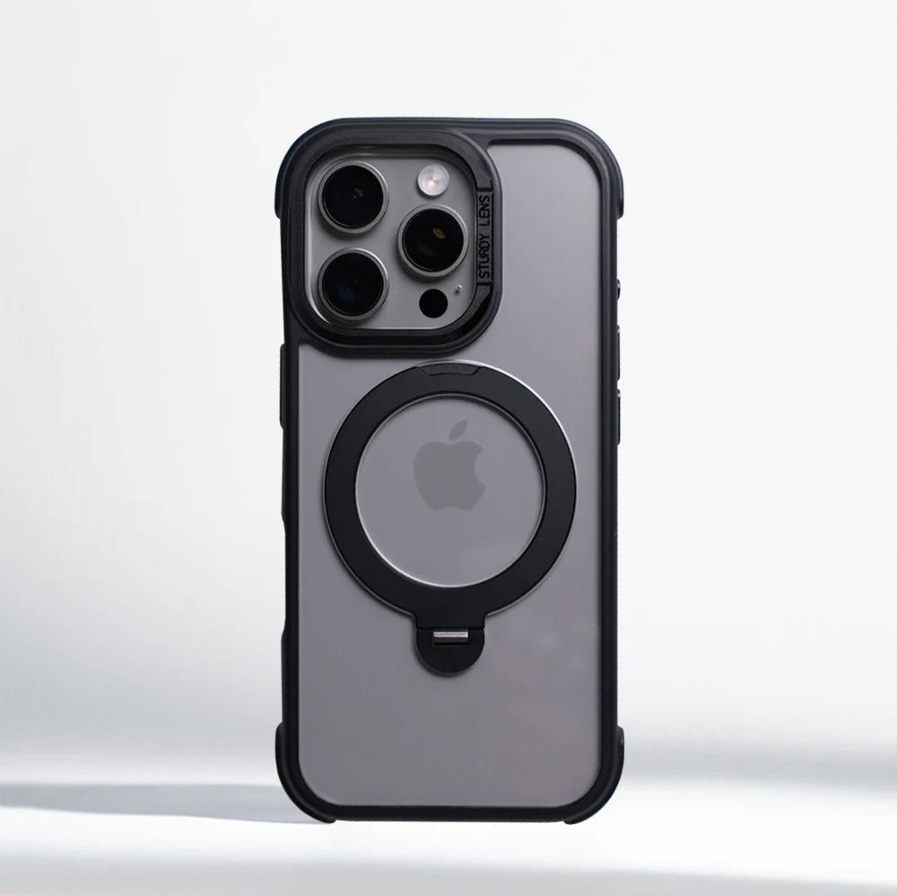 Magnetic Rotatable Holder Shockproof Case for iPhone