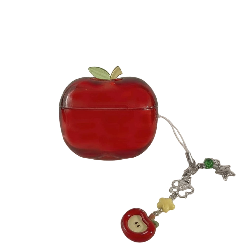 Transparent Fruit AirPods Pro Case Drop-Proof Apple Shape