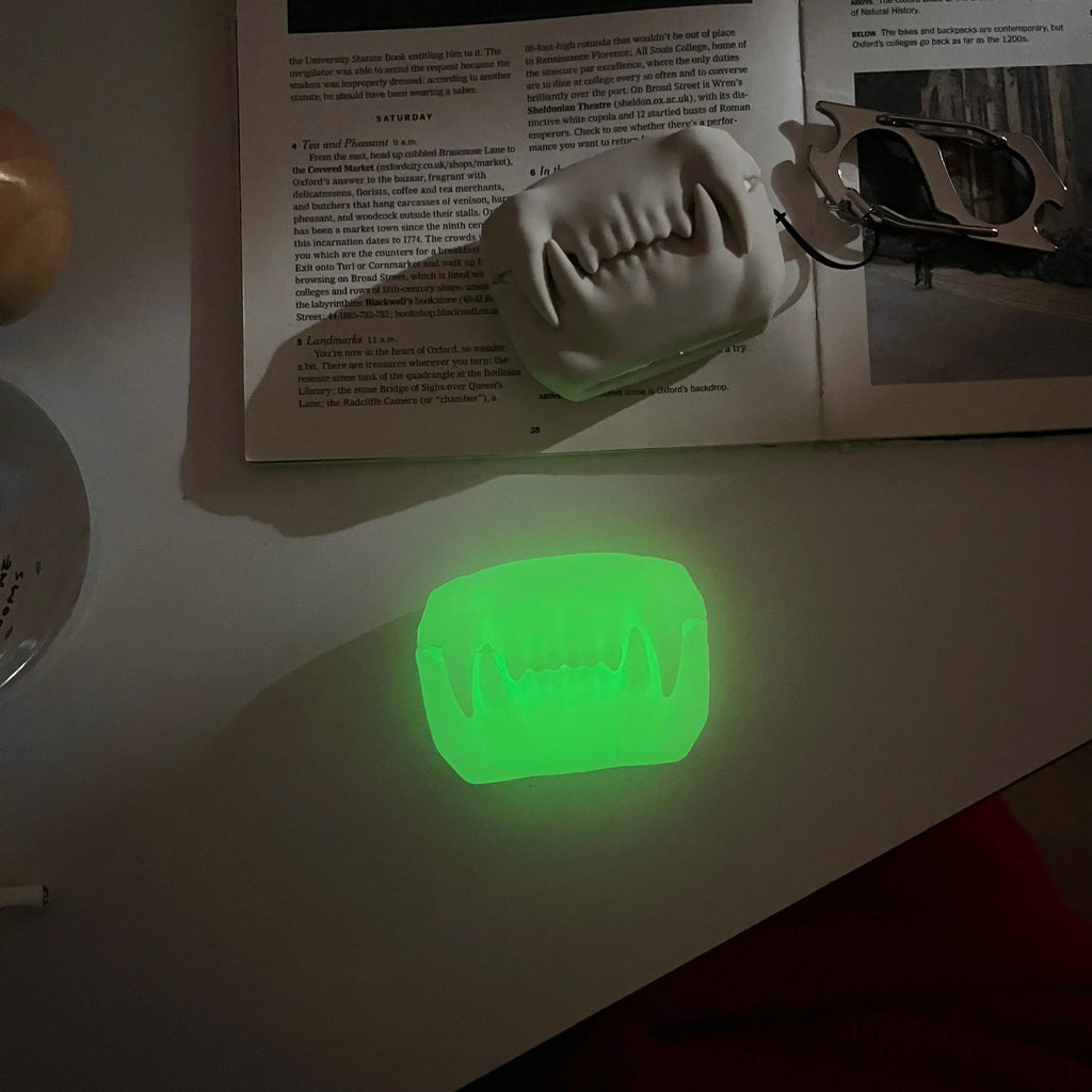 Glow in the Dark Tiger Tooth AirPods Case Silicone