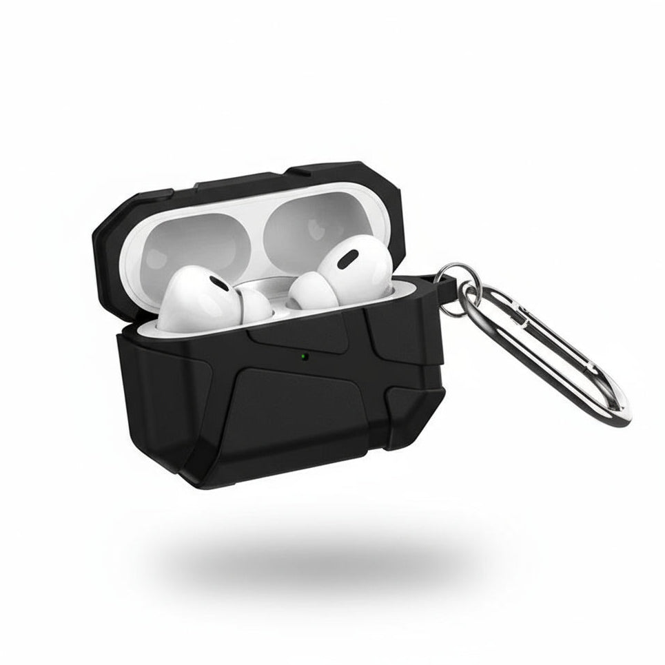 Silicone AirPods Case TPU Protective with Carabiner