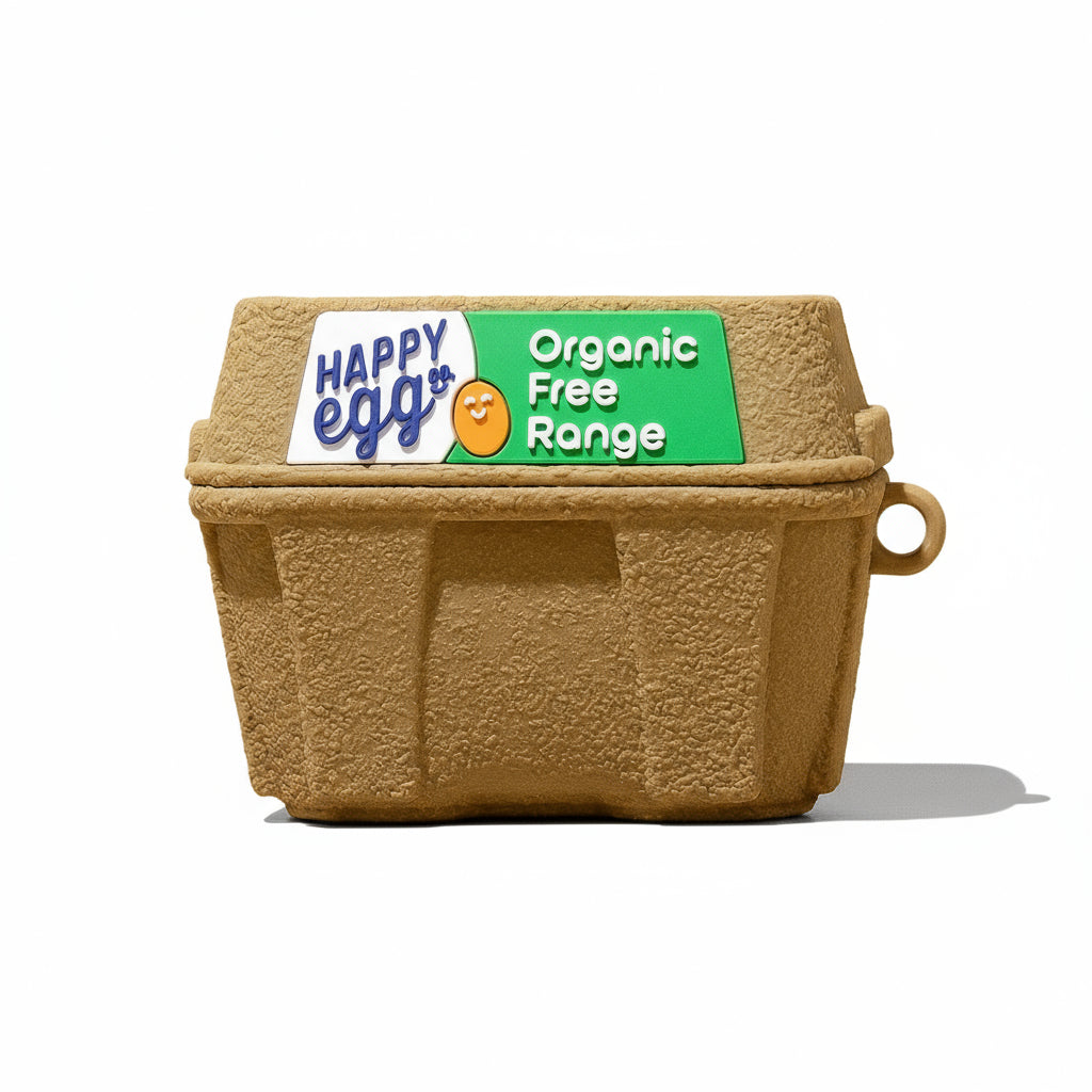 Egg Carton Box Silicone Airpods Case