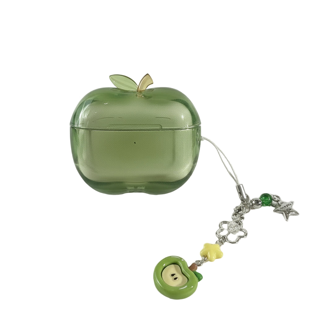 Transparent Fruit AirPods Pro Case Drop-Proof Apple Shape