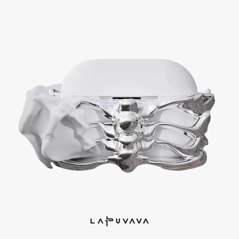 Skeleton Wings AirPods Case with Silicone Cover