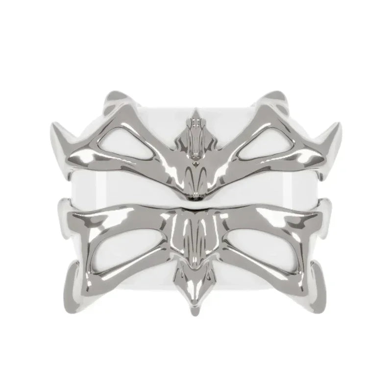 Mercury Liquid AirPods Case Metal Lil Butterfly