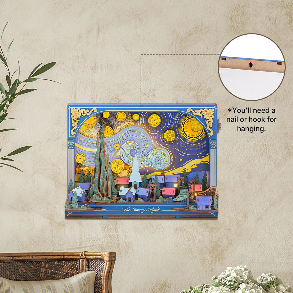 Rowood The Starry Night Wooden 3D Art Puzzle