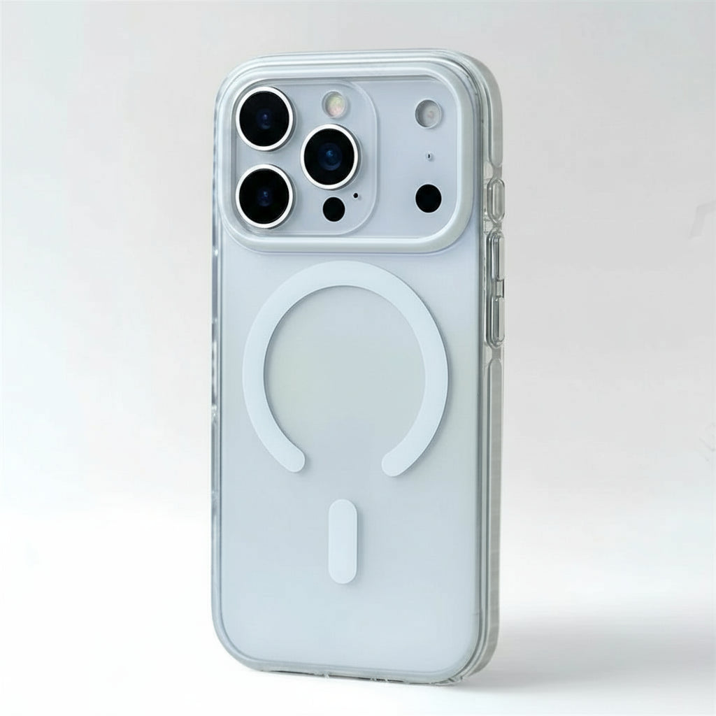 Luxury Case Matte Clear Magnetic Shockproof for iPhone