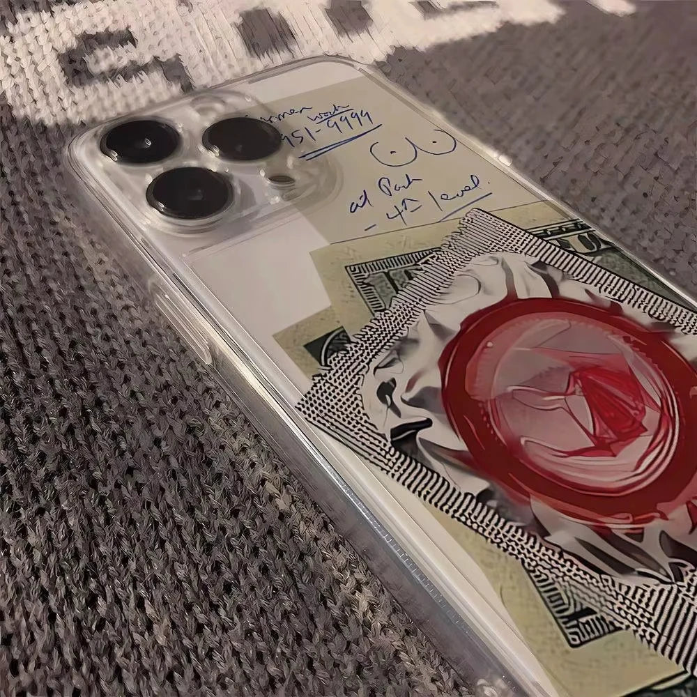 Guilty Treasure iPhone Case | Luxury Money Design with Wax Seal