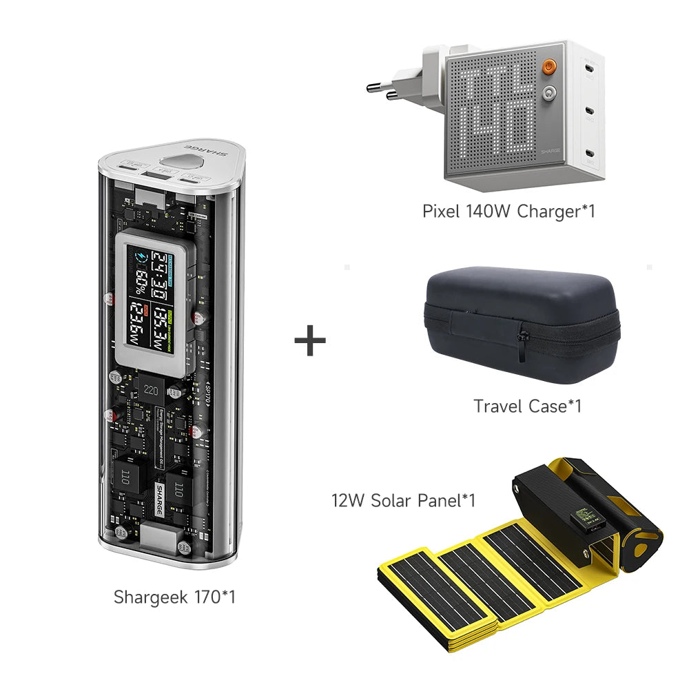 SHARGE 170 Power Bank 170W PD3.1 24000mAh