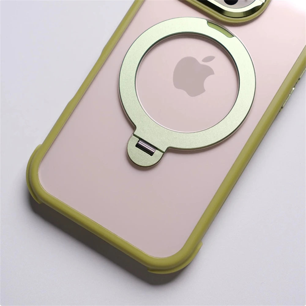 Magnetic Rotatable Holder Shockproof Case for iPhone