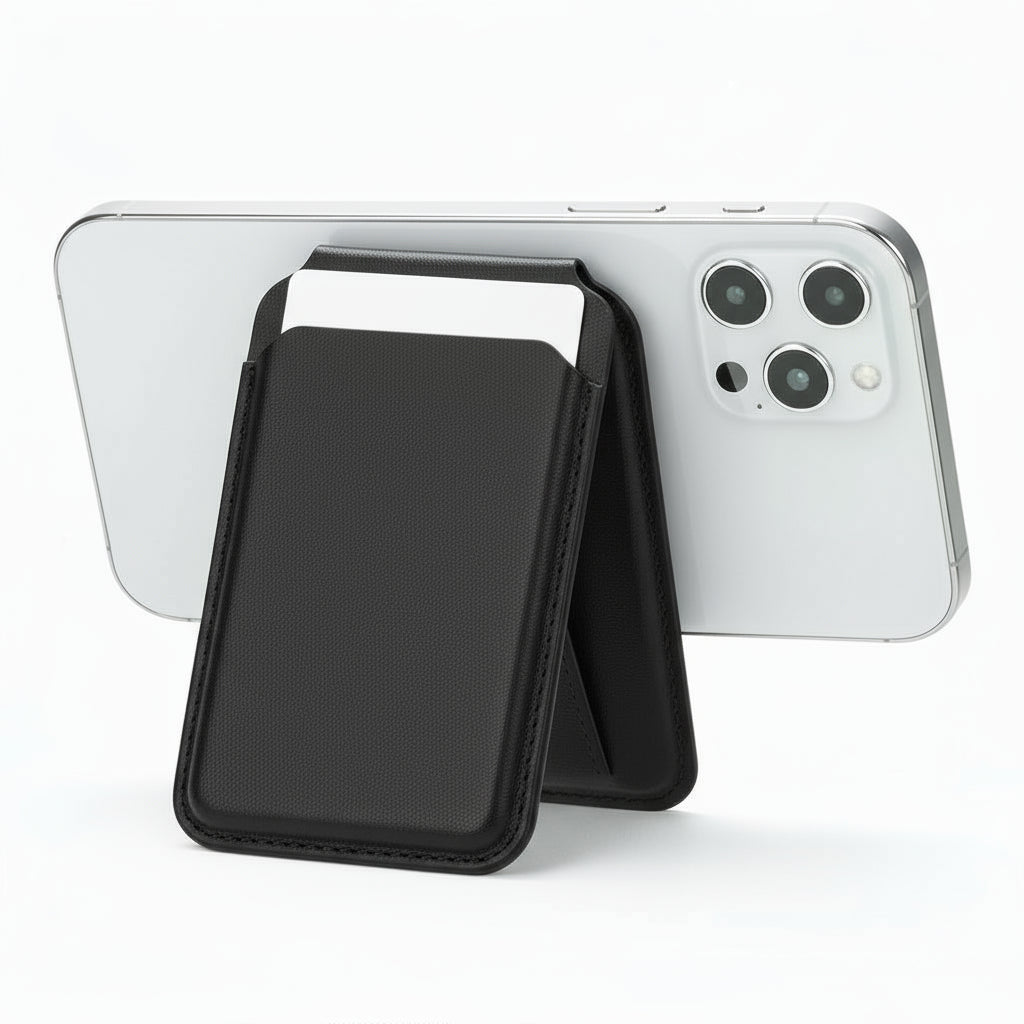 MagSafe Magnetic Flip Wallet Leather Card Holder