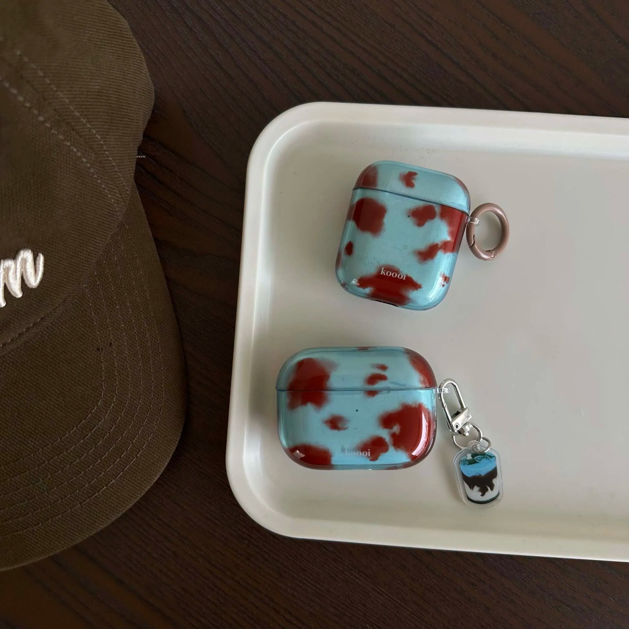 Amber Blue Red IMD AirPods Case