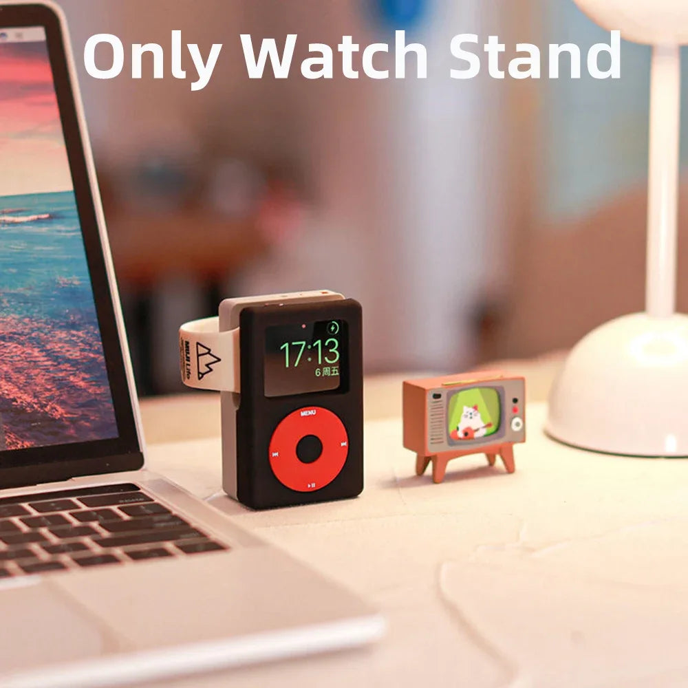 Desktop Holder For Apple Watch Charger Stand Retro