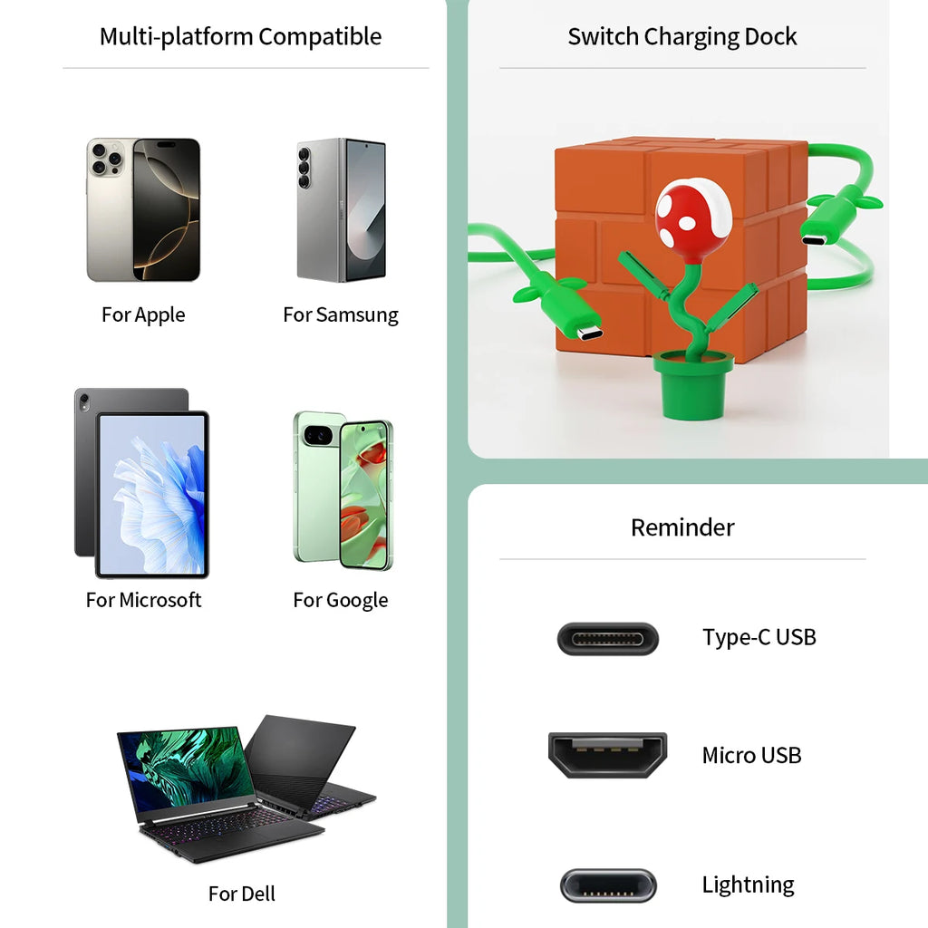 USB-C Fast Charging 4K 30Hz Video Data Cable - Vine