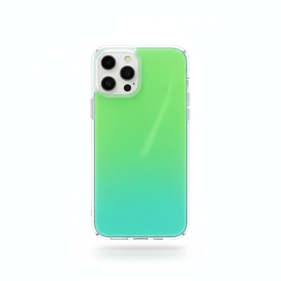 Luminous Glow-in-the-Dark iPhone Case Fluorescent Liquid Quicksand Design