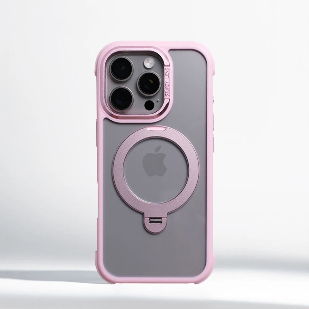 Magnetic Rotatable Holder Shockproof Case for iPhone