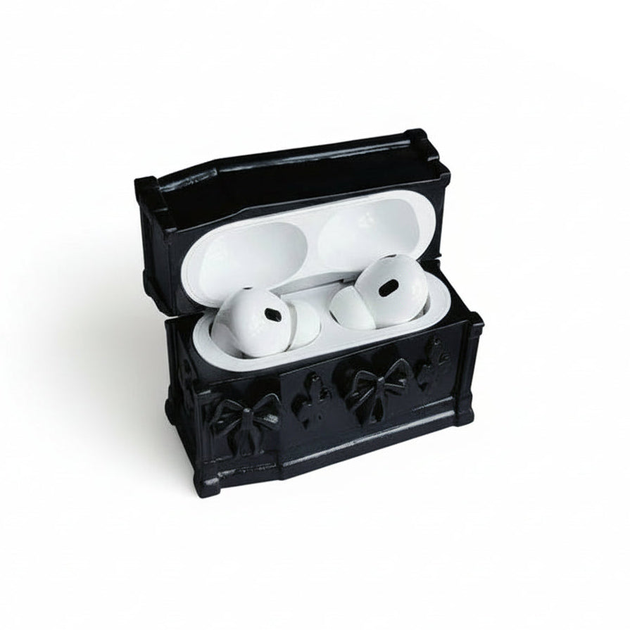 Gothic Coffin 3D Resin AirPods Case Customized