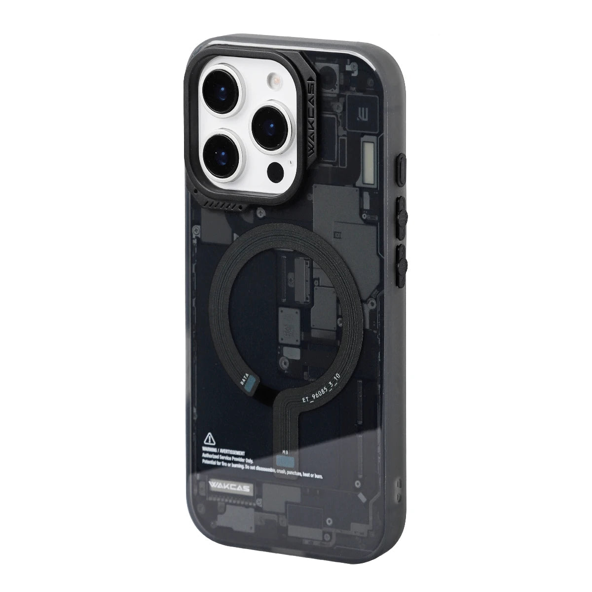 Wakcas Frosted Circuit Design Magnetic Apple iPhone Case