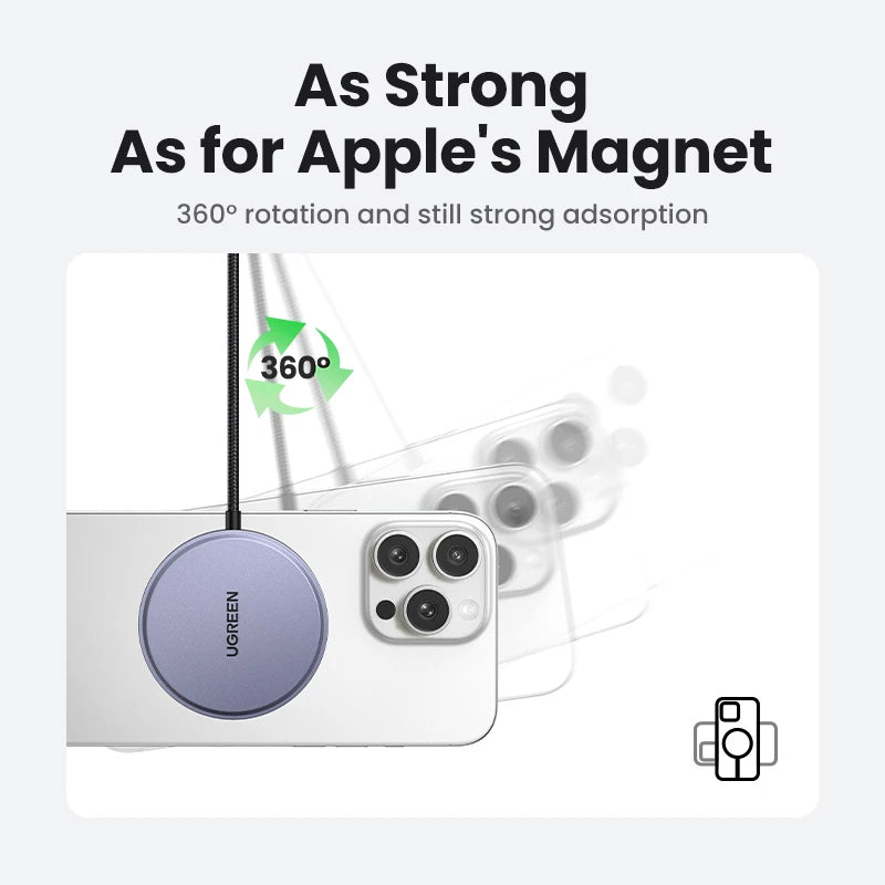 UGREEN 15W Magnetic Wireless Charger For iPhone