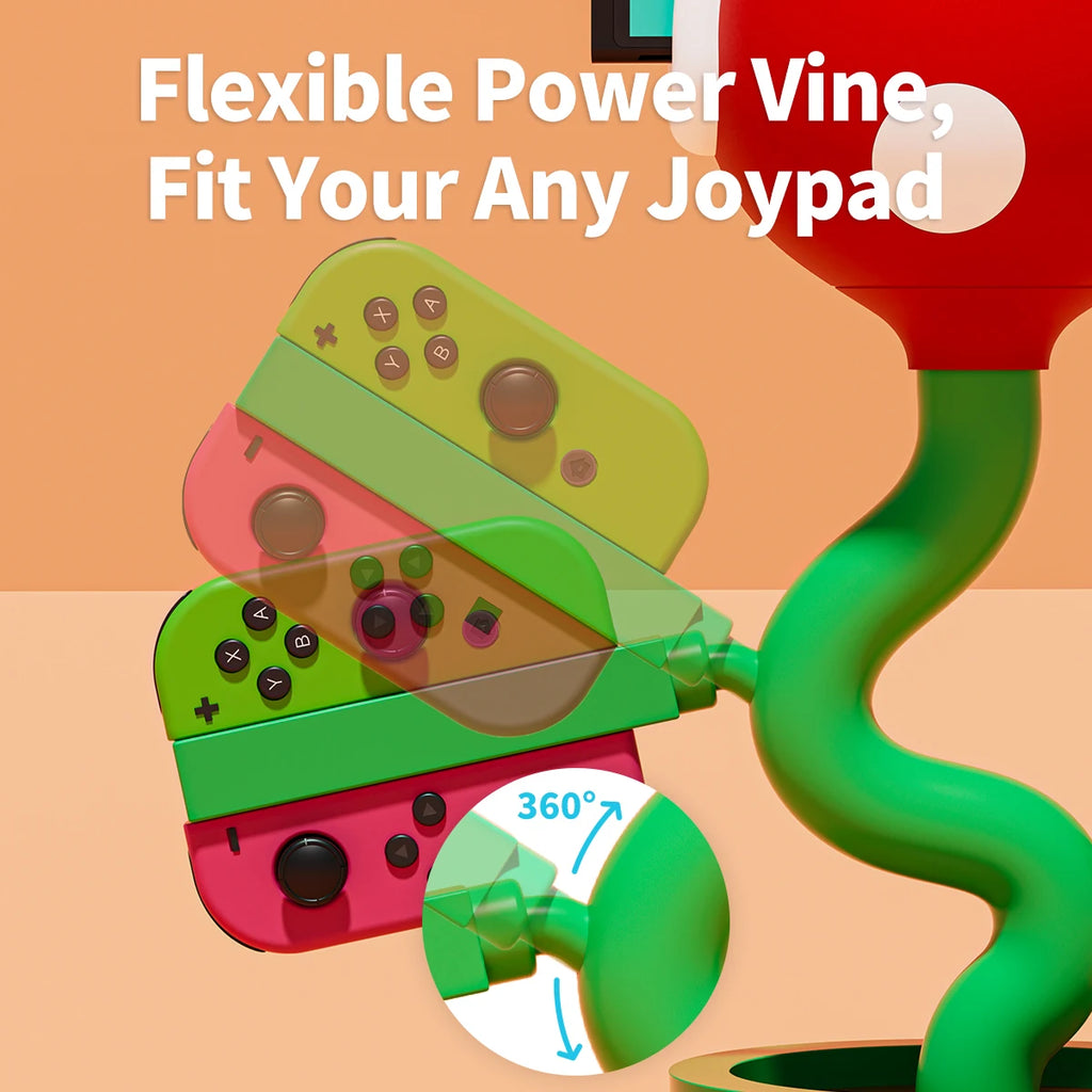 Plantdock Switch Docking Station with Joy-Con Charger Piranha