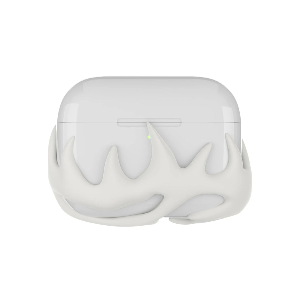 White Grillz AirPods Case 3D Design