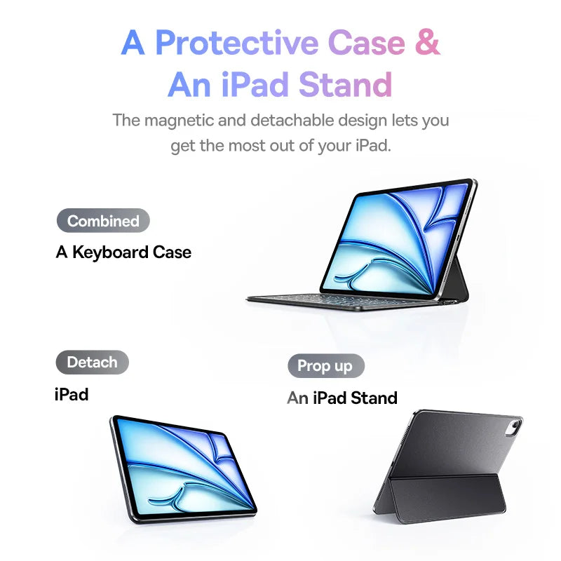 Baseus Detachable Keyboard Case Ultra Thin For iPad