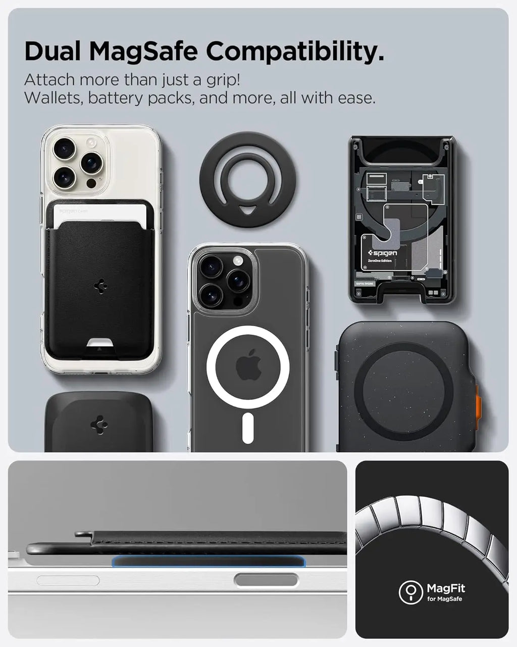 Spigen Dual Pop MagFit Phone Holder